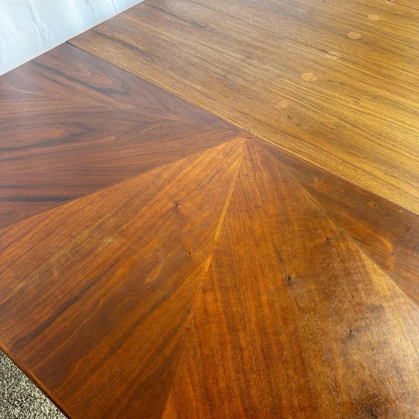 Mid-20th Century Mid Century Modern Octagonal Dining Table by Foster McDavid Inc - 3 Leaves