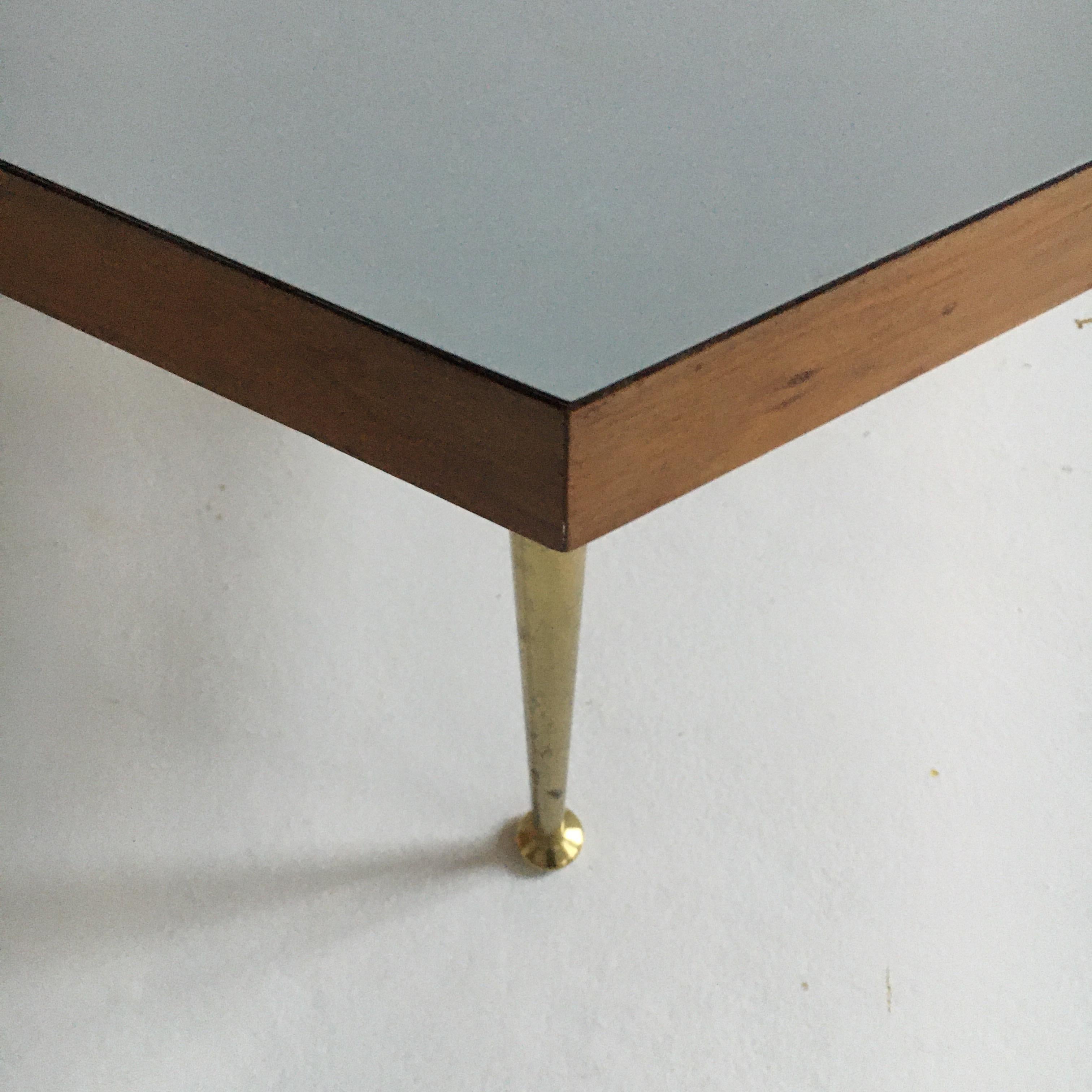 Mid-Century Modern Octagonal Side Table With Formica Top, Austria 1950 8