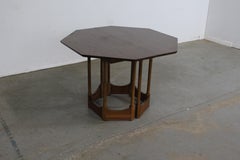 Mid-Century Modern Octagonal Warren Church Dining Table W Extension