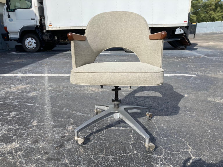 【30-40's】The Seng Chicago｜ヴィンテージ デスクチェア Mid Century Modern Office Desk Chair, Walnut, Seng Chicago Base at