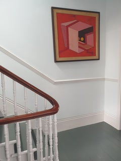 Mid-Century Modern Oil on Board by Sidney Siegal