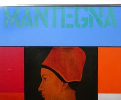 Mid Century Modern Oil Painting by Bunn Gray 1969 'Andrea Mantegna Portrait'