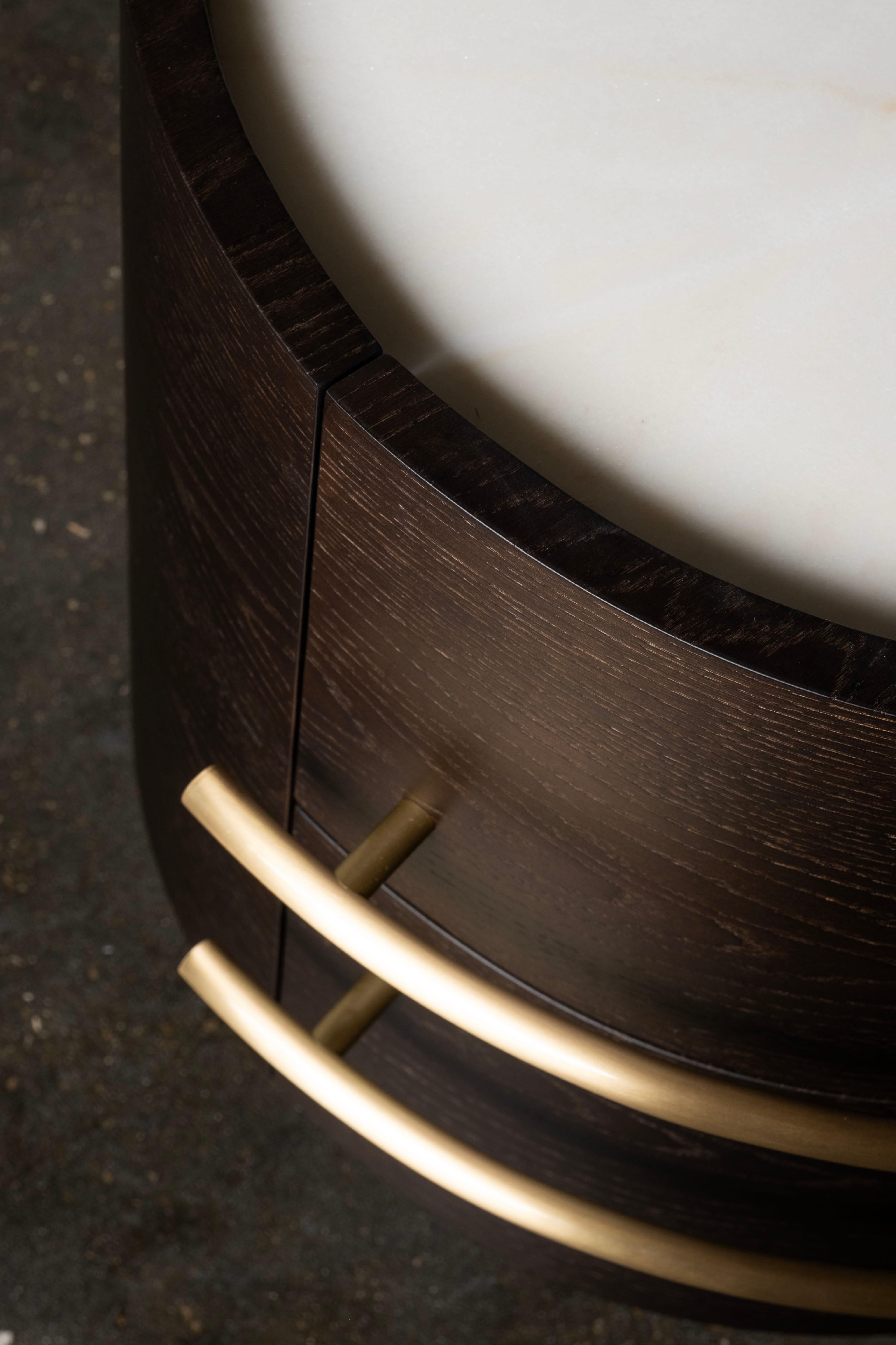 Credenza TV di Oliver, in marmo, fatta a mano da Greenapple in vendita 7