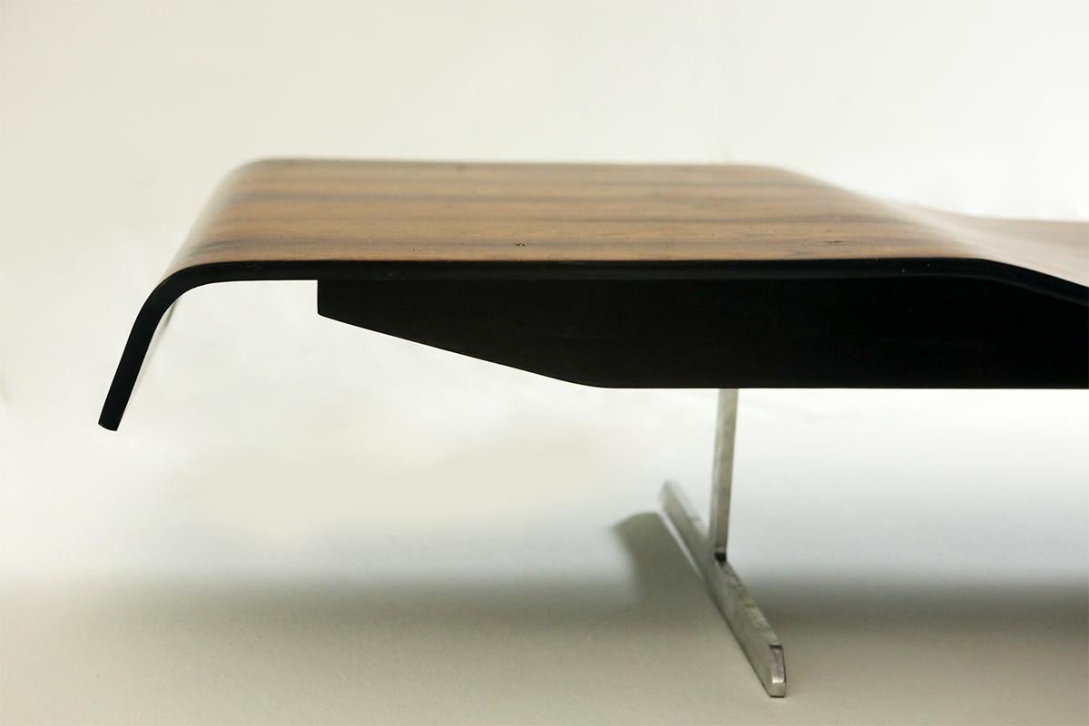 Brazilian Mid-Century Modern Onda Bench by Jorge Zalszupin, Brazil, 1960s