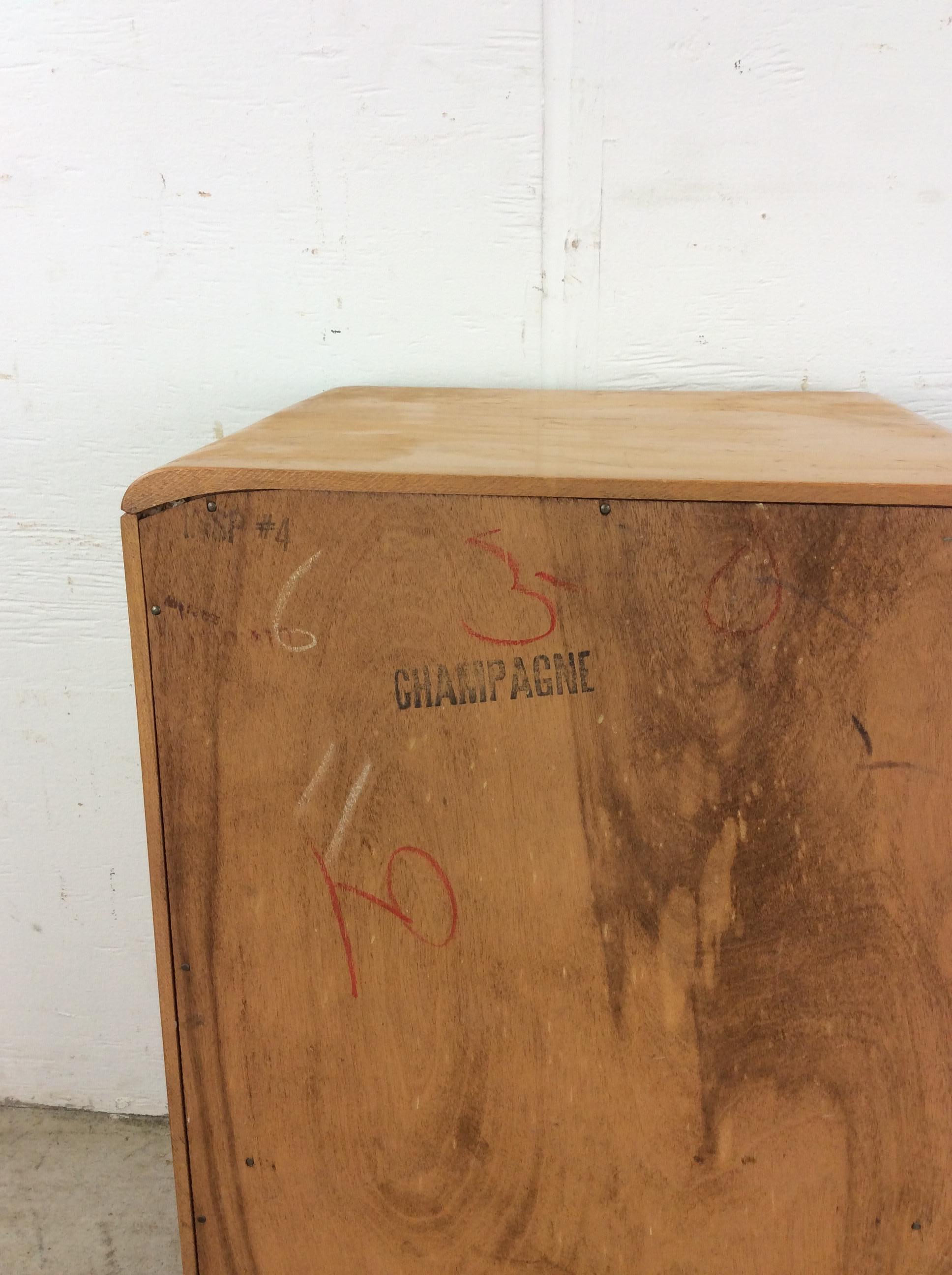 Mid Century Modern One Drawer Nightstand by Heywood Wakefield 8