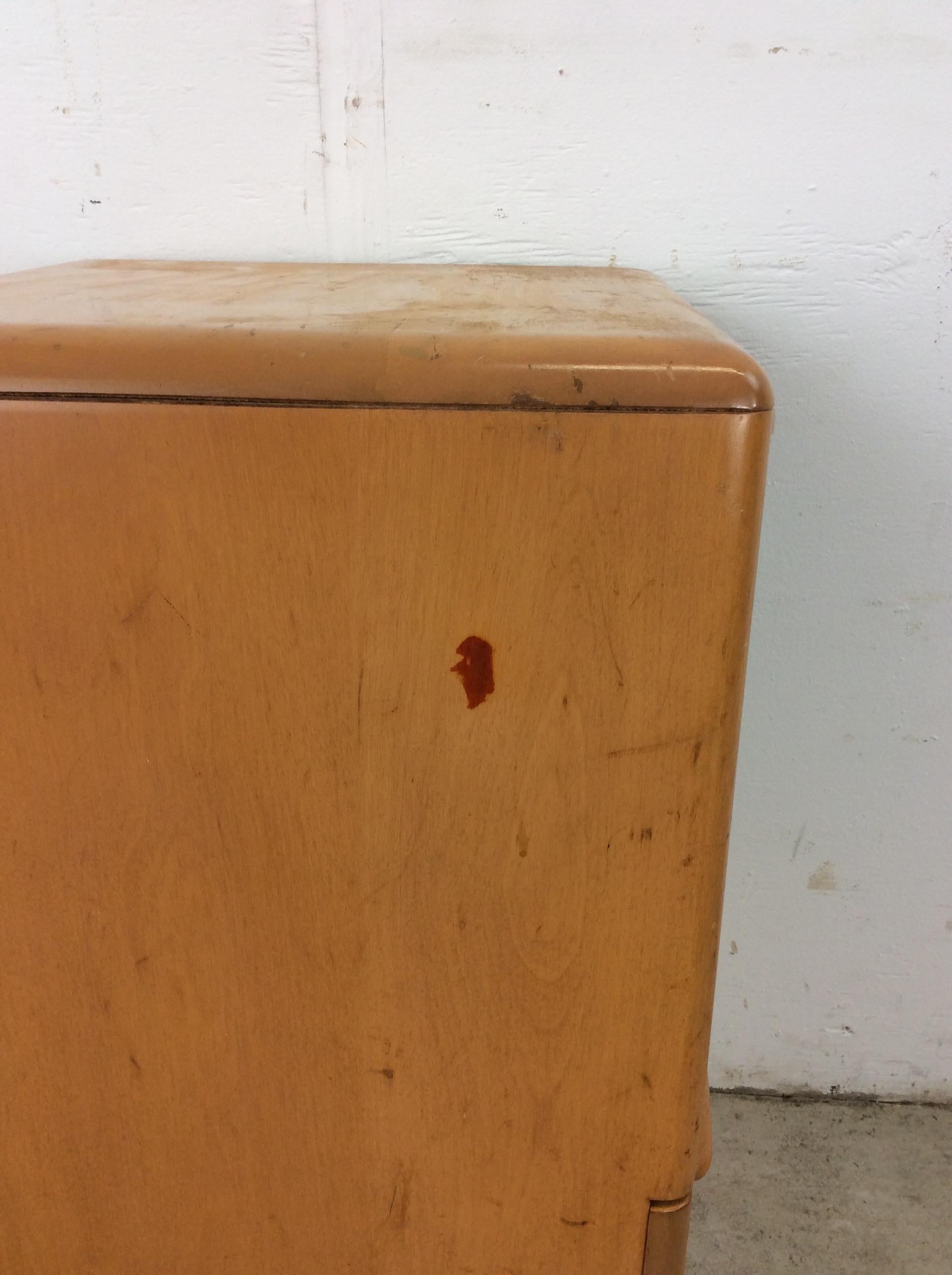 Mid Century Modern One Drawer Nightstand by Heywood Wakefield 10