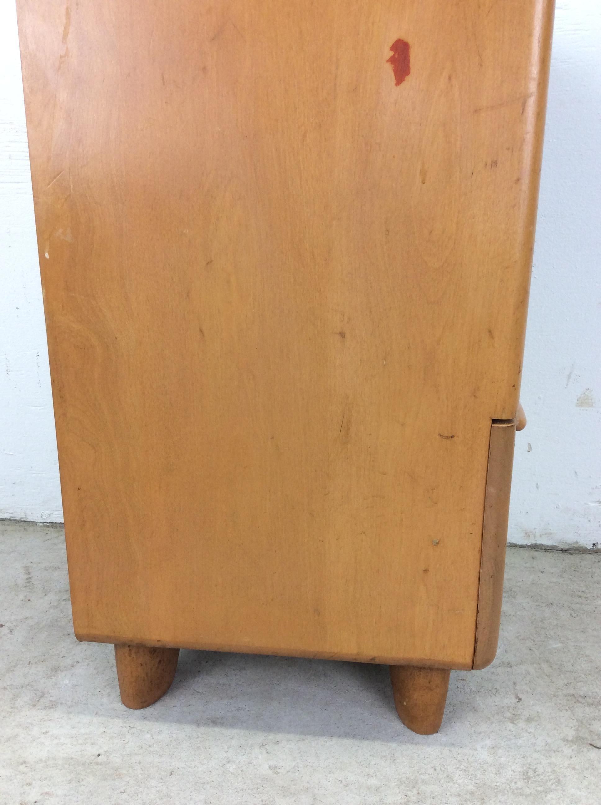 Mid Century Modern One Drawer Nightstand by Heywood Wakefield 11