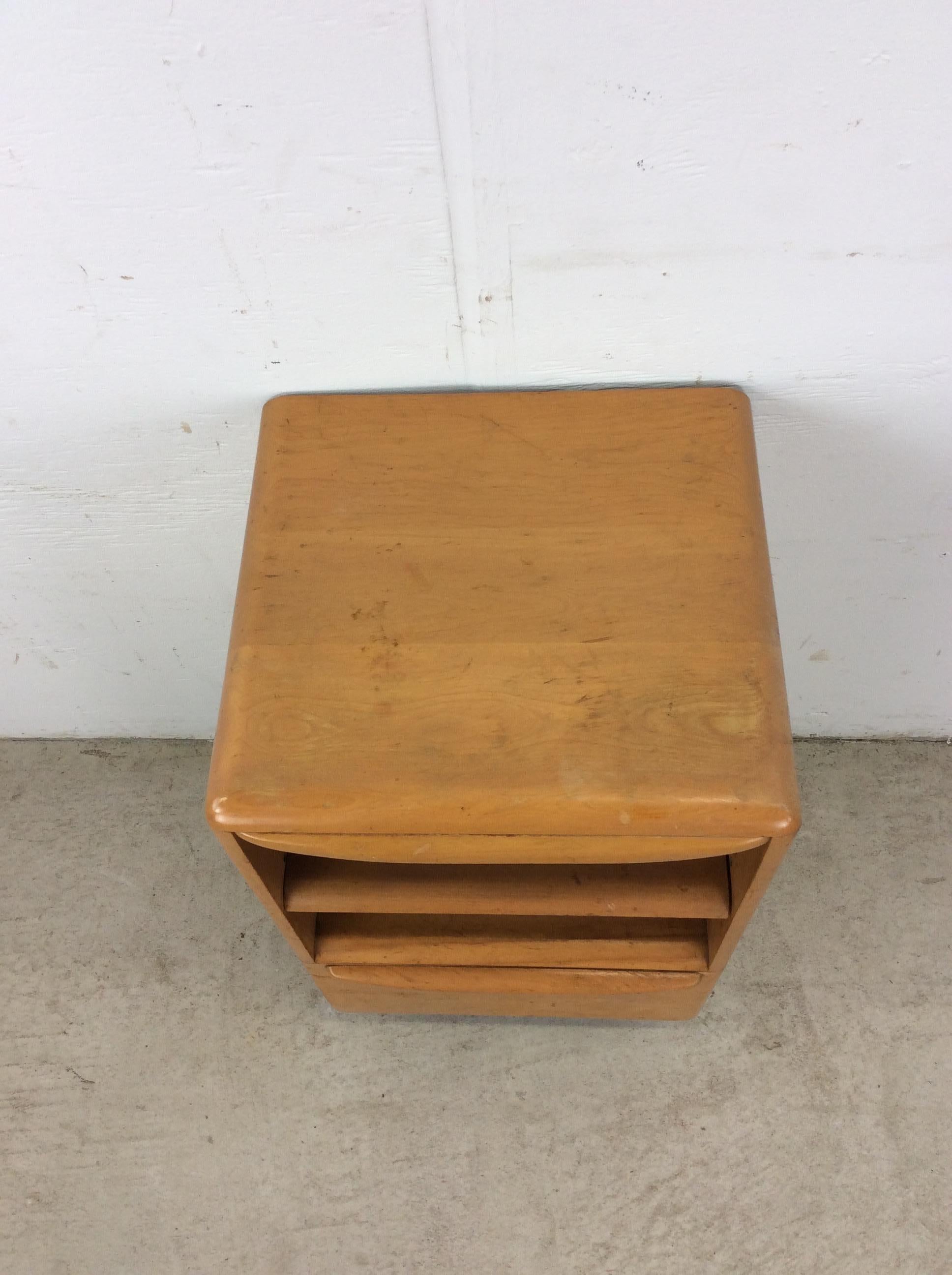 Mid-Century Modern Mid Century Modern One Drawer Nightstand by Heywood Wakefield