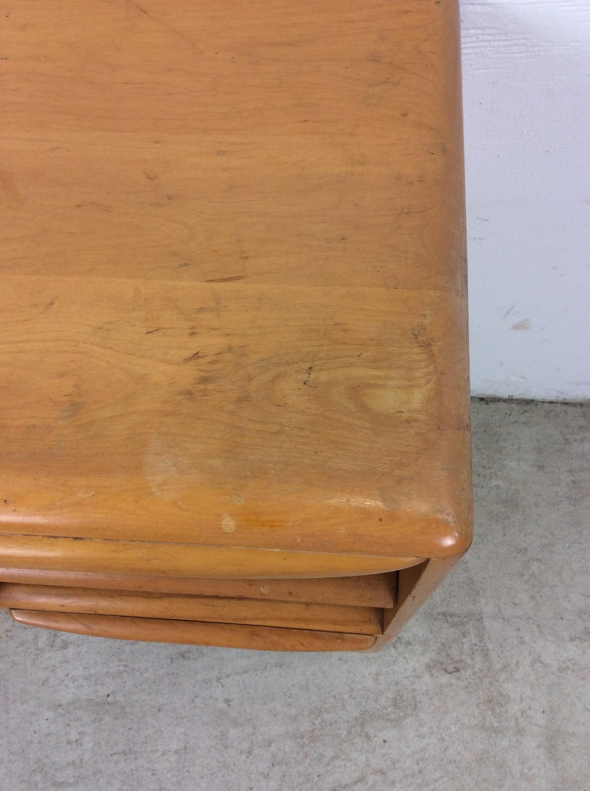 American Mid Century Modern One Drawer Nightstand by Heywood Wakefield