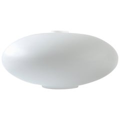 Mid-Century Modern Opaline Cased Glass Pendant Lamp, circa 1950-1959, Denmark