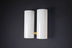 Mid-Century Modern Opaline Glass Wall light by Doria Leuchten, Germany 1960s