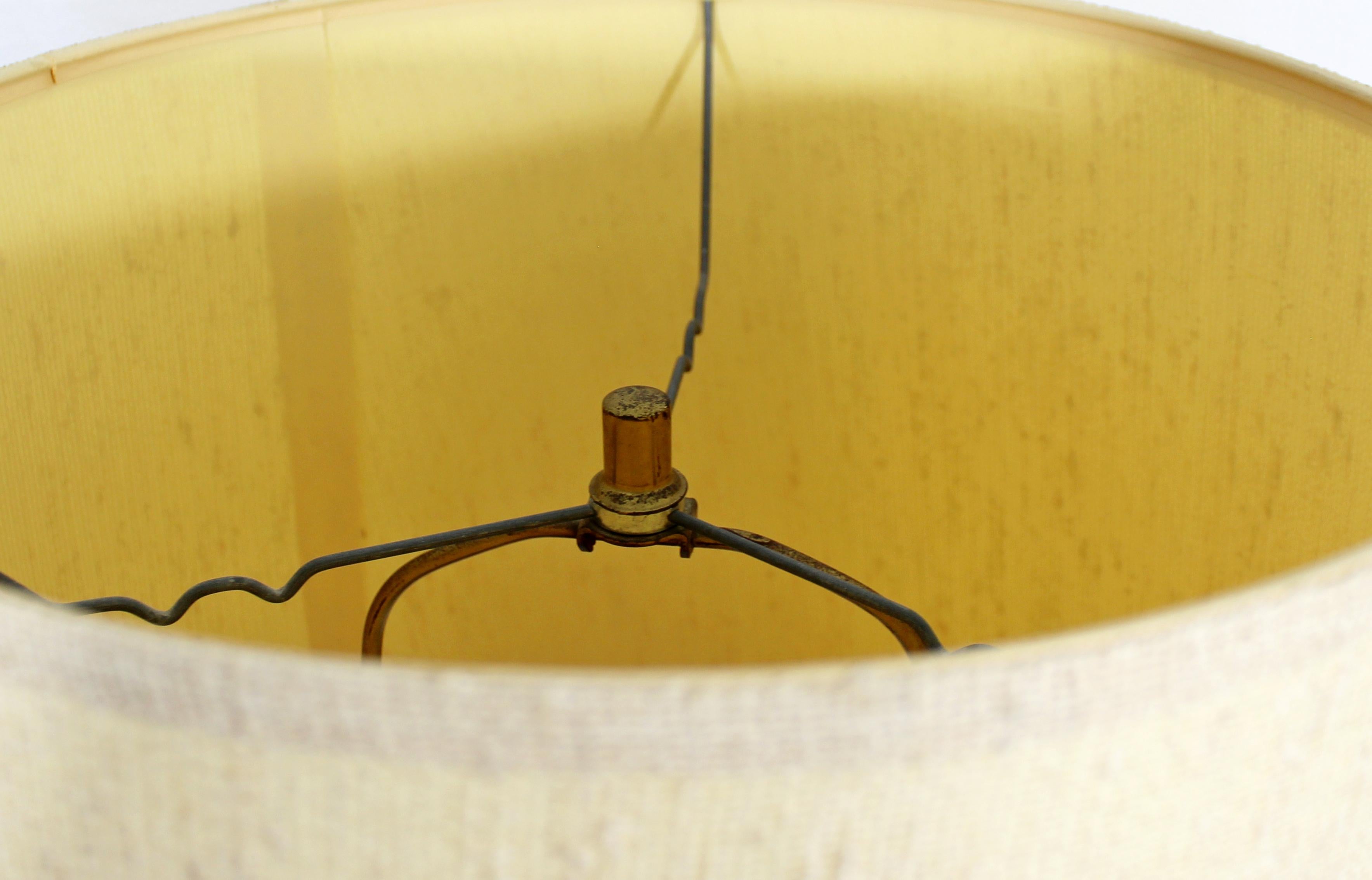 mid century drip glaze lamp