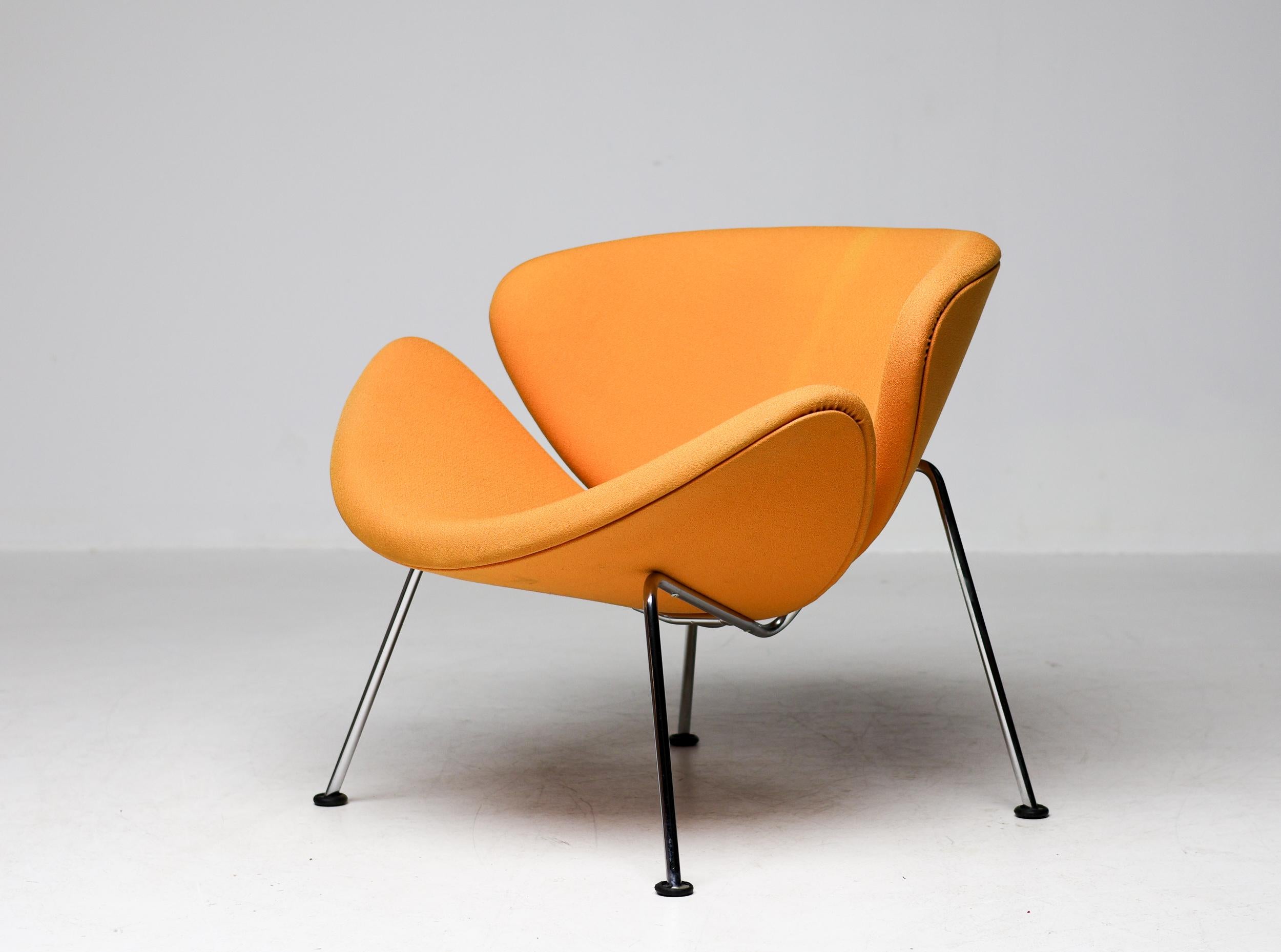 Mid-Century Modern Mid Century Modern Orange Orange Slice Chair by Pierre Paulin For Sale