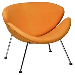 Mid Century Modern Orange Orange Slice Stuhl von Pierre Paulin