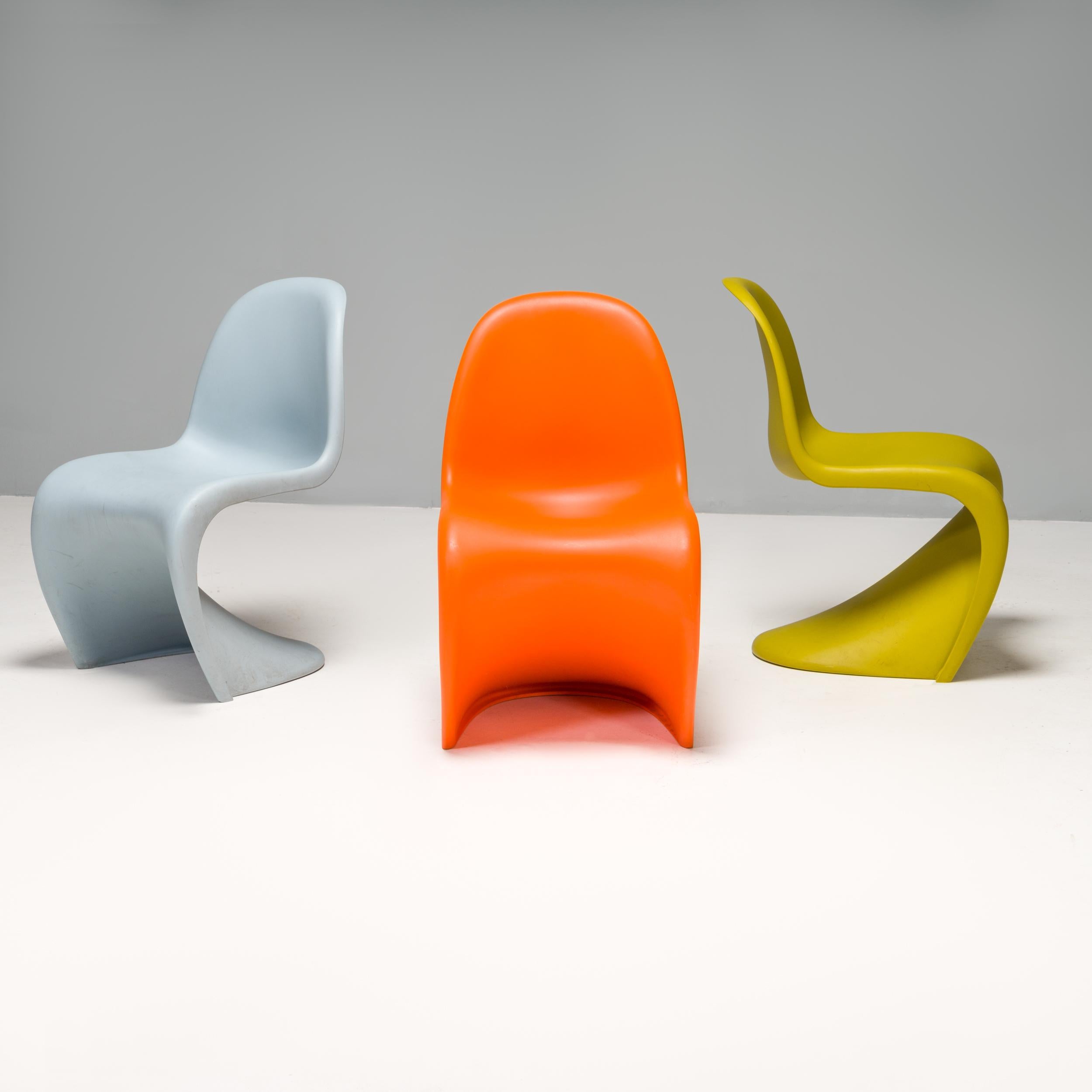 Plastic Mid-century Modern Orange Panton Chair by Verner Panton for Vitra
