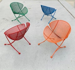 Mid-Century Modern Orange Slice Chairs by Maurizio Tempestini for Salterini