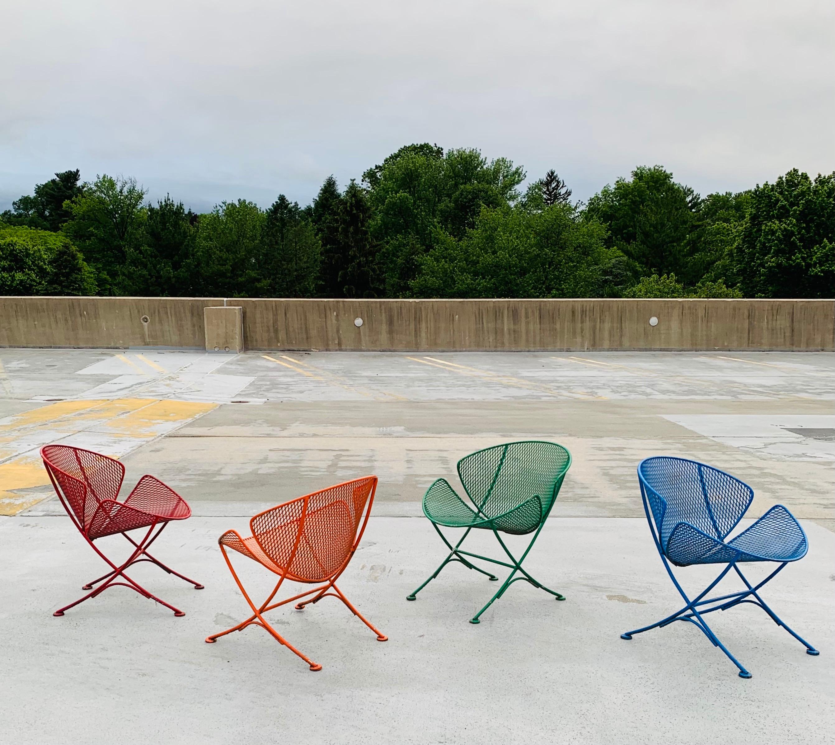 North American Mid-Century Modern Orange Slice Chairs by Maurizio Tempestini for Salterini
