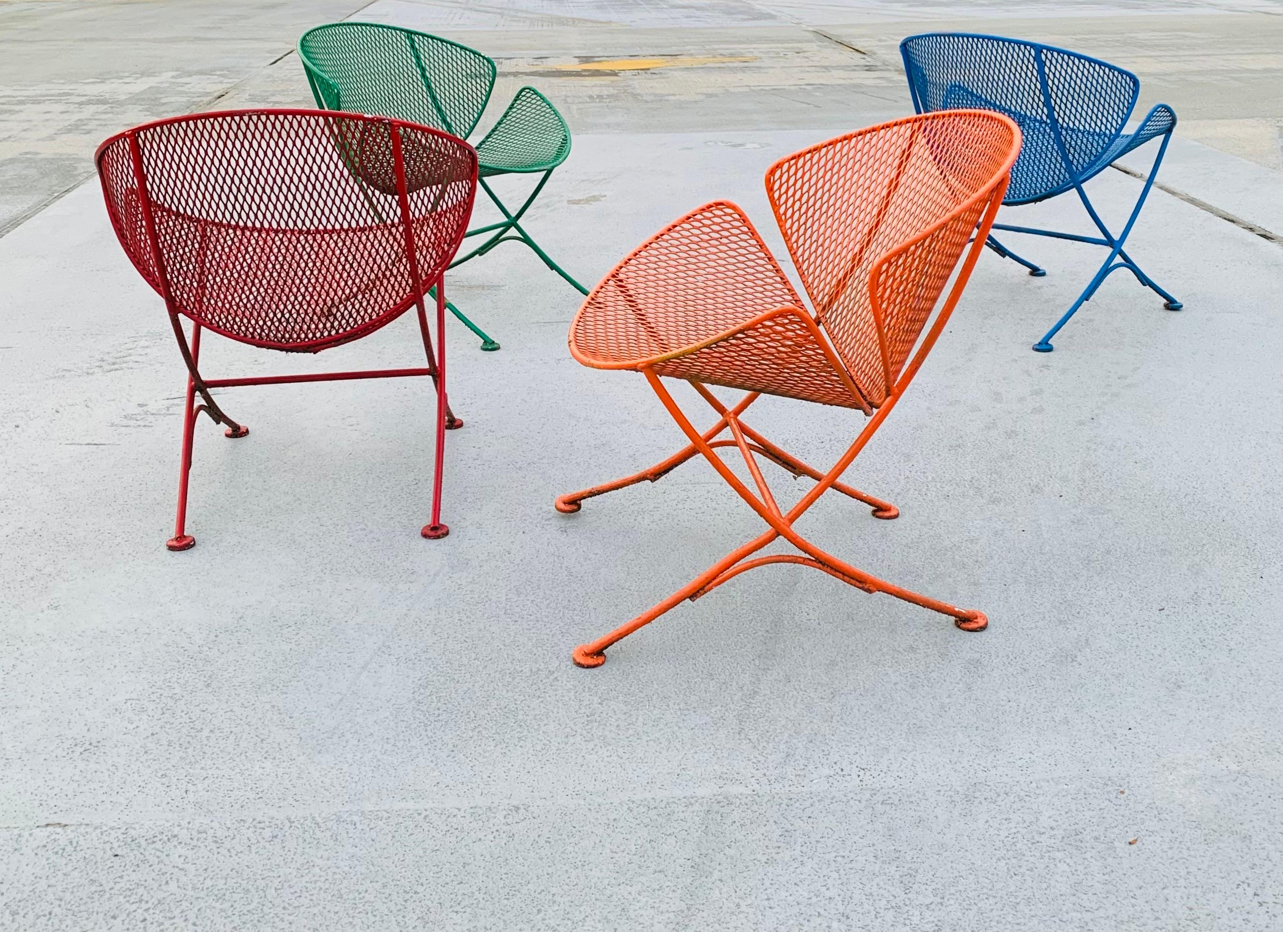 Mid-Century Modern Orange Slice Chairs by Maurizio Tempestini for Salterini In Good Condition In Philadelphia, PA