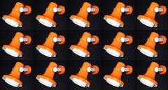 Mid-Century Modern Orange Wall Sconces, Czechoslovakia, 1960s – 48+ Available