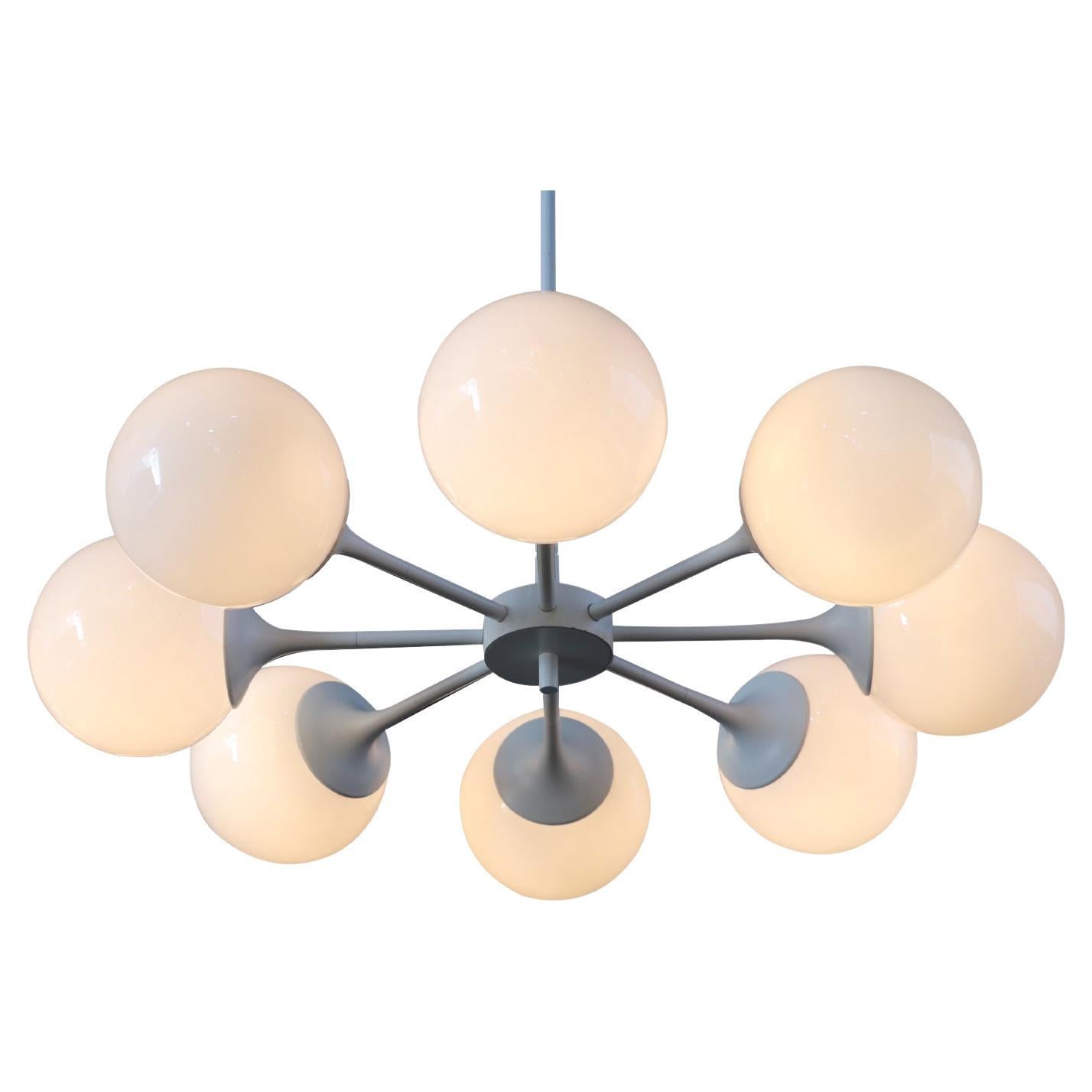 Mid-Century Modern Orb Sputnik Chandelier by Lightolier