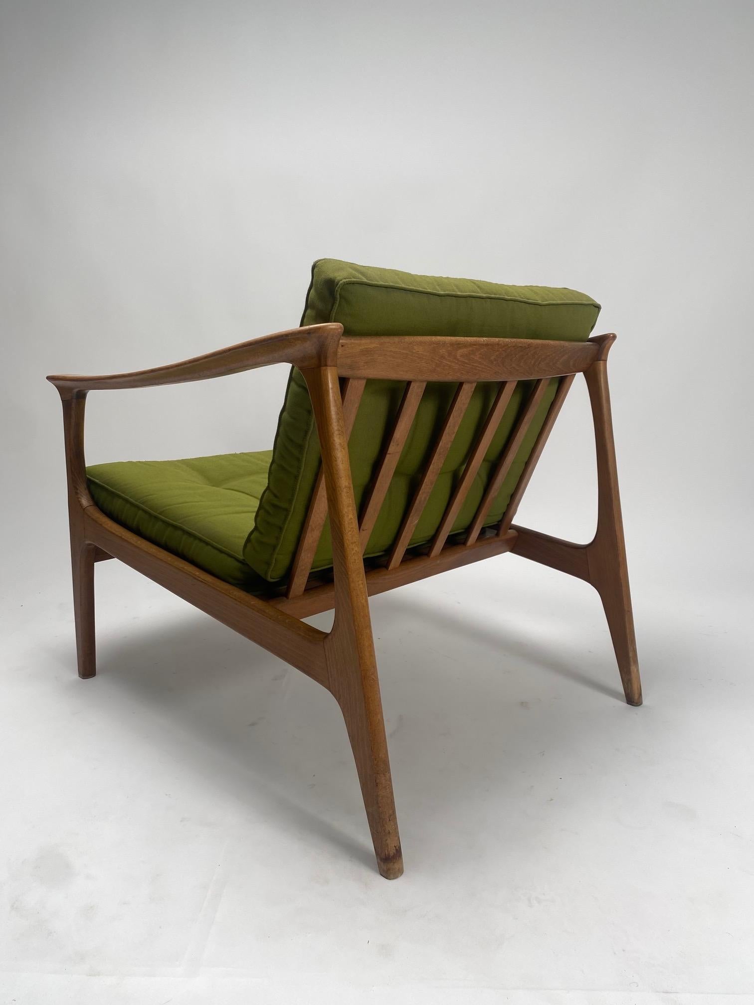 Mid Century modern organic armchair, Denmark, 1960s. 1
