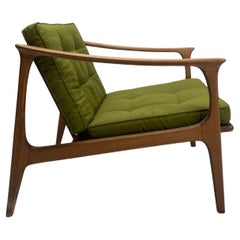 Mid Century modern organic armchair, Denmark, 1960s.