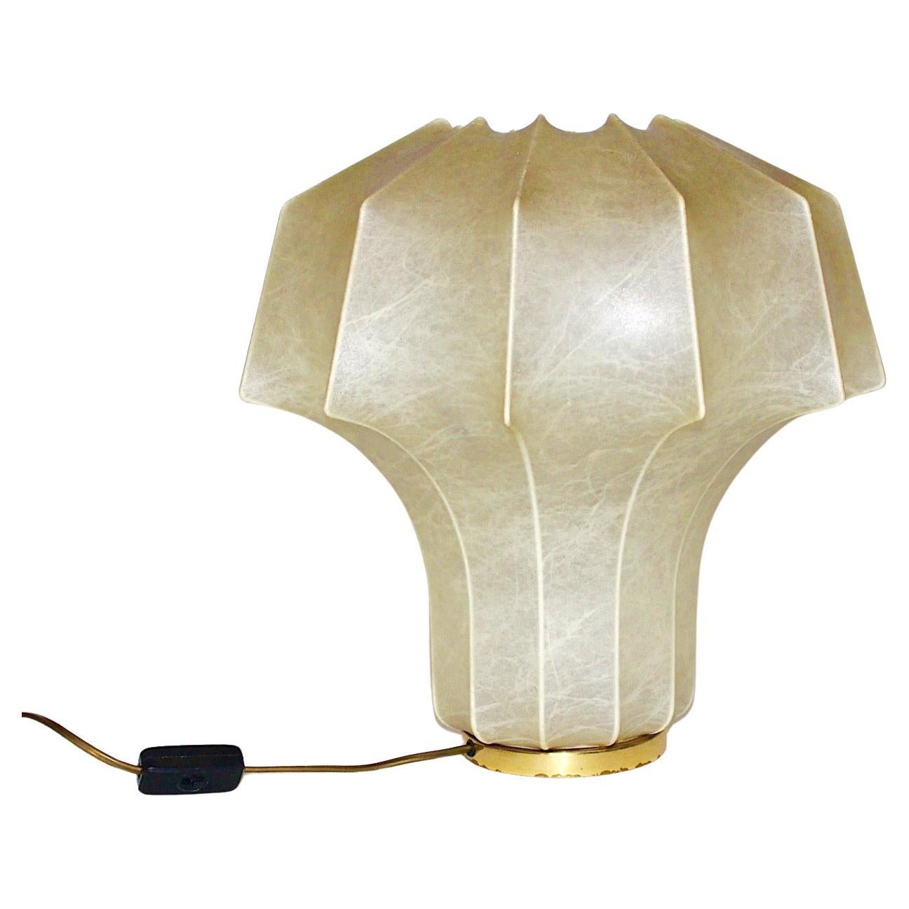 Mid Century Modern Organic Biomorph Vintage Table Lamp 1960s