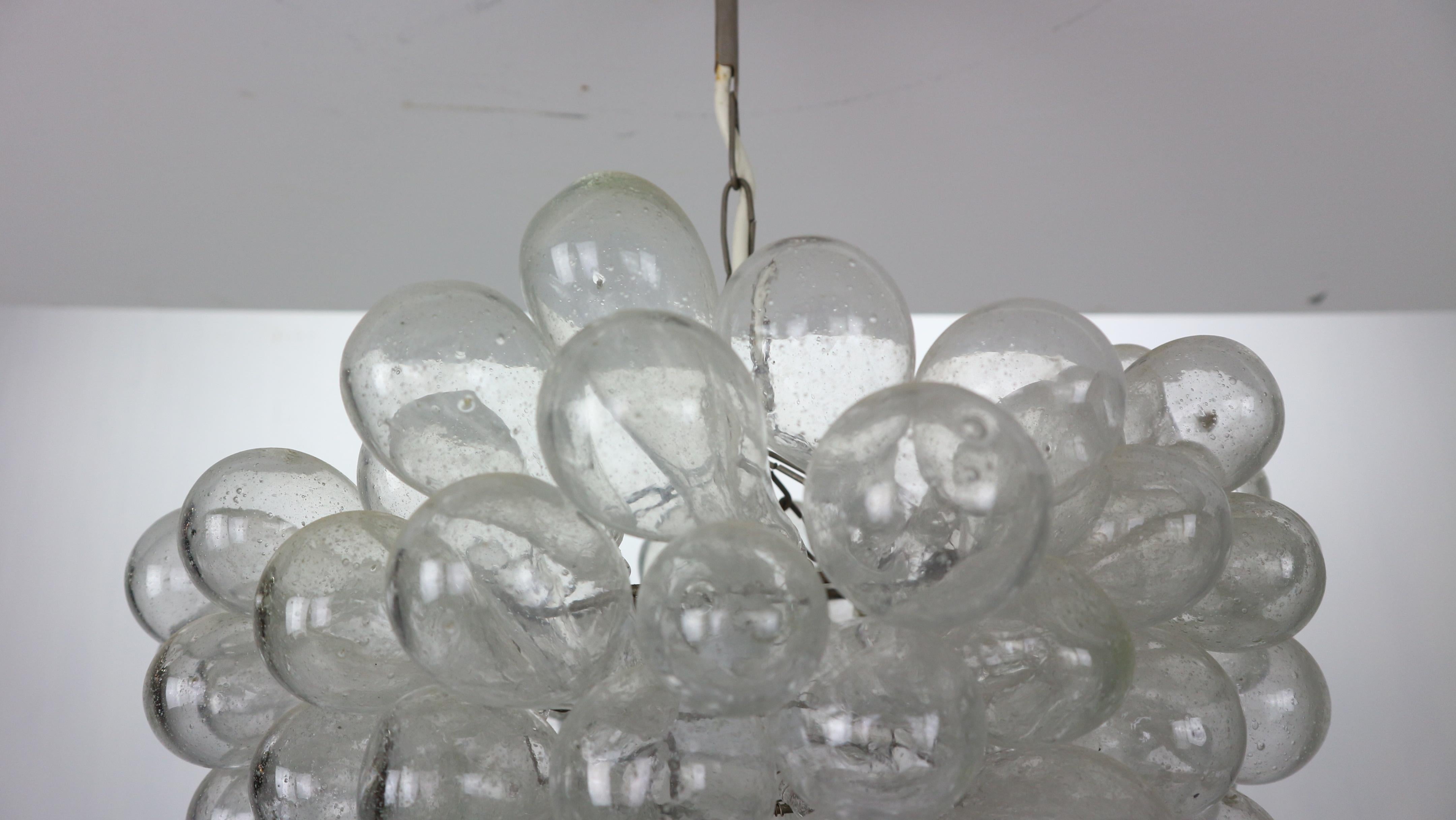 Mid-Century Modern Organic Clear Glass 