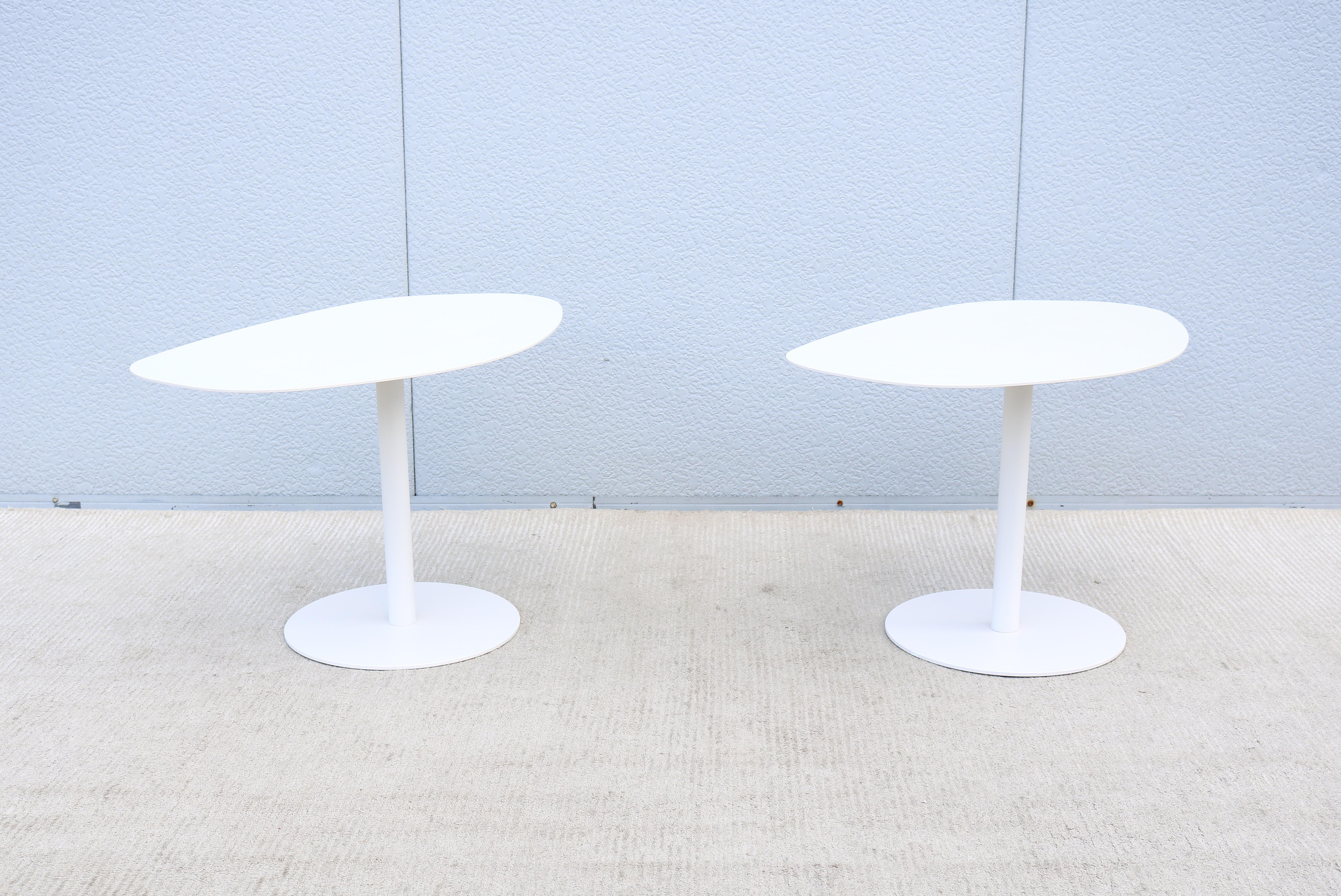 Mid-Century Modern Organic Forms Side Tables Attributed to Morten Voss - a Pair For Sale 3