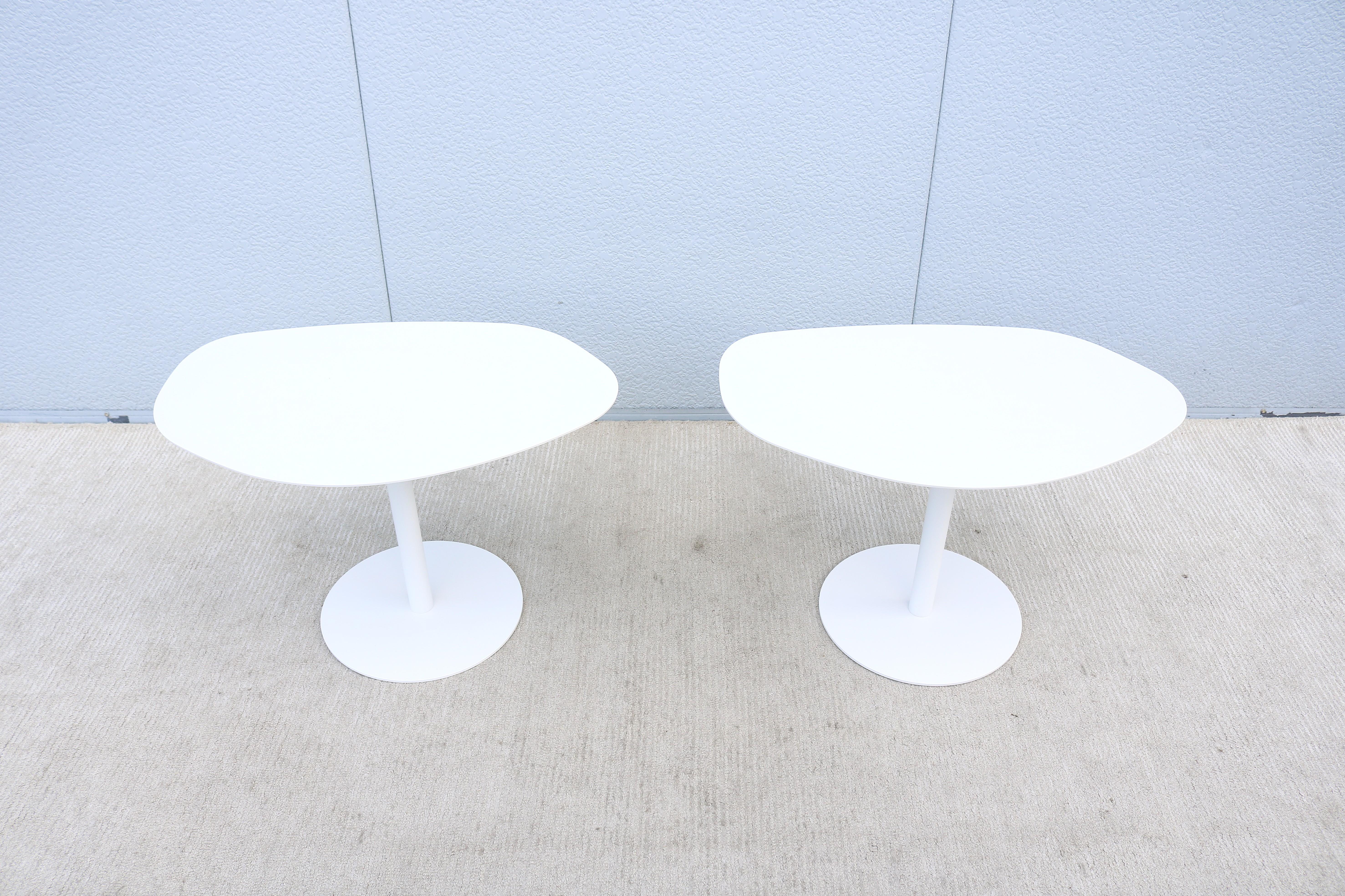 Mid-Century Modern Organic Forms Side Tables Attributed to Morten Voss - a Pair For Sale 4