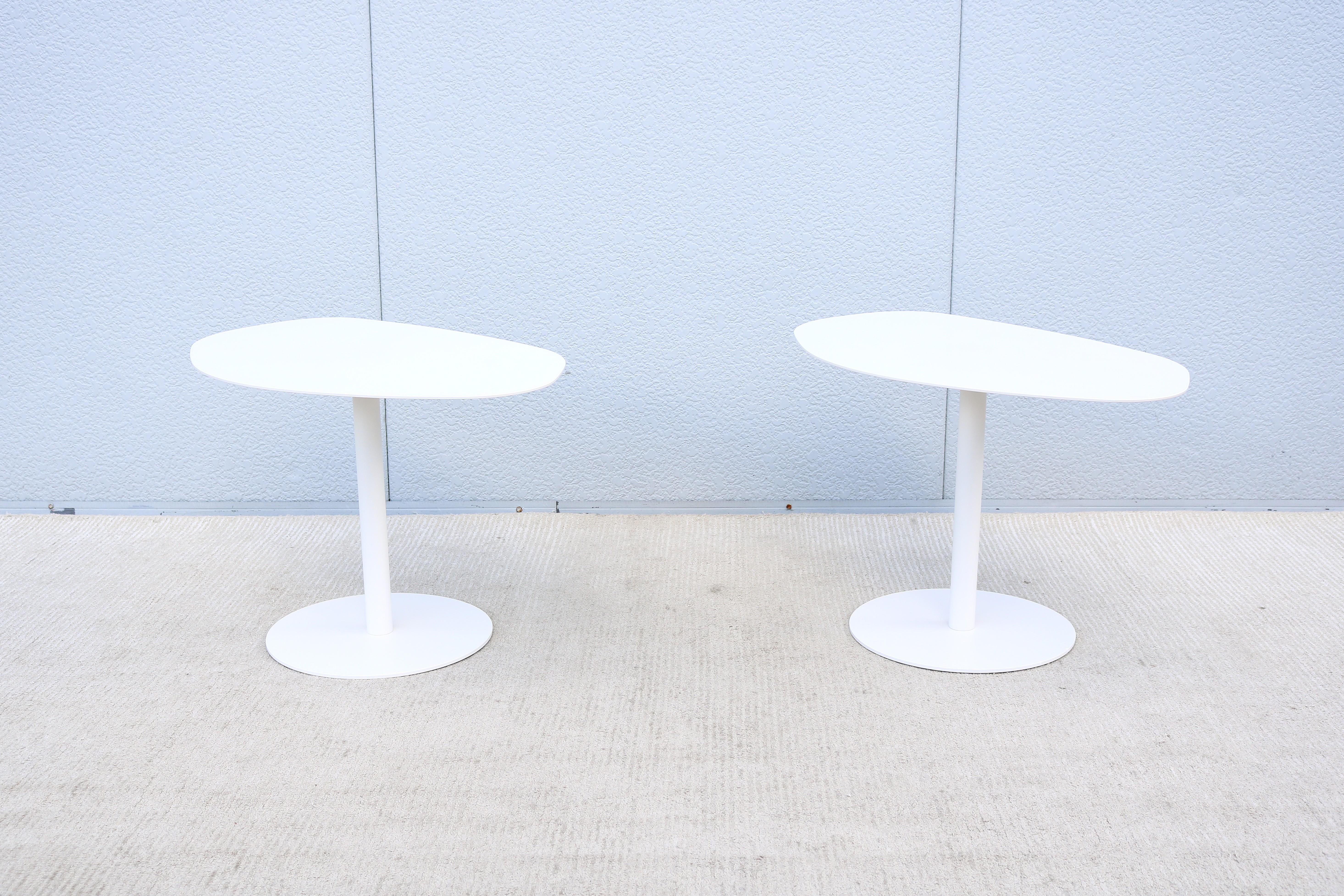 Mid-Century Modern Organic Forms Side Tables Attributed to Morten Voss - a Pair For Sale 7