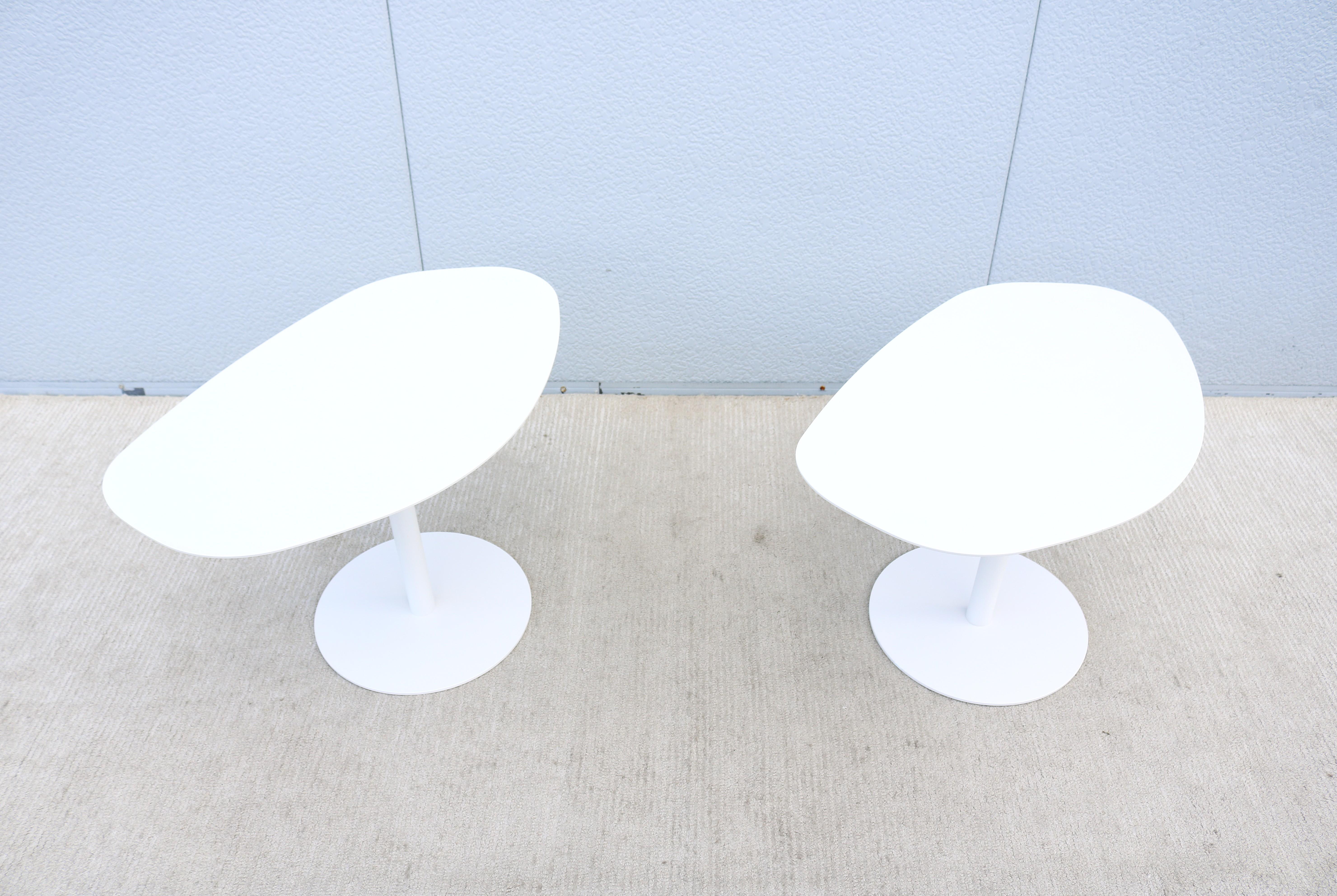Mid-Century Modern Organic Forms Side Tables Attributed to Morten Voss - a Pair For Sale 2