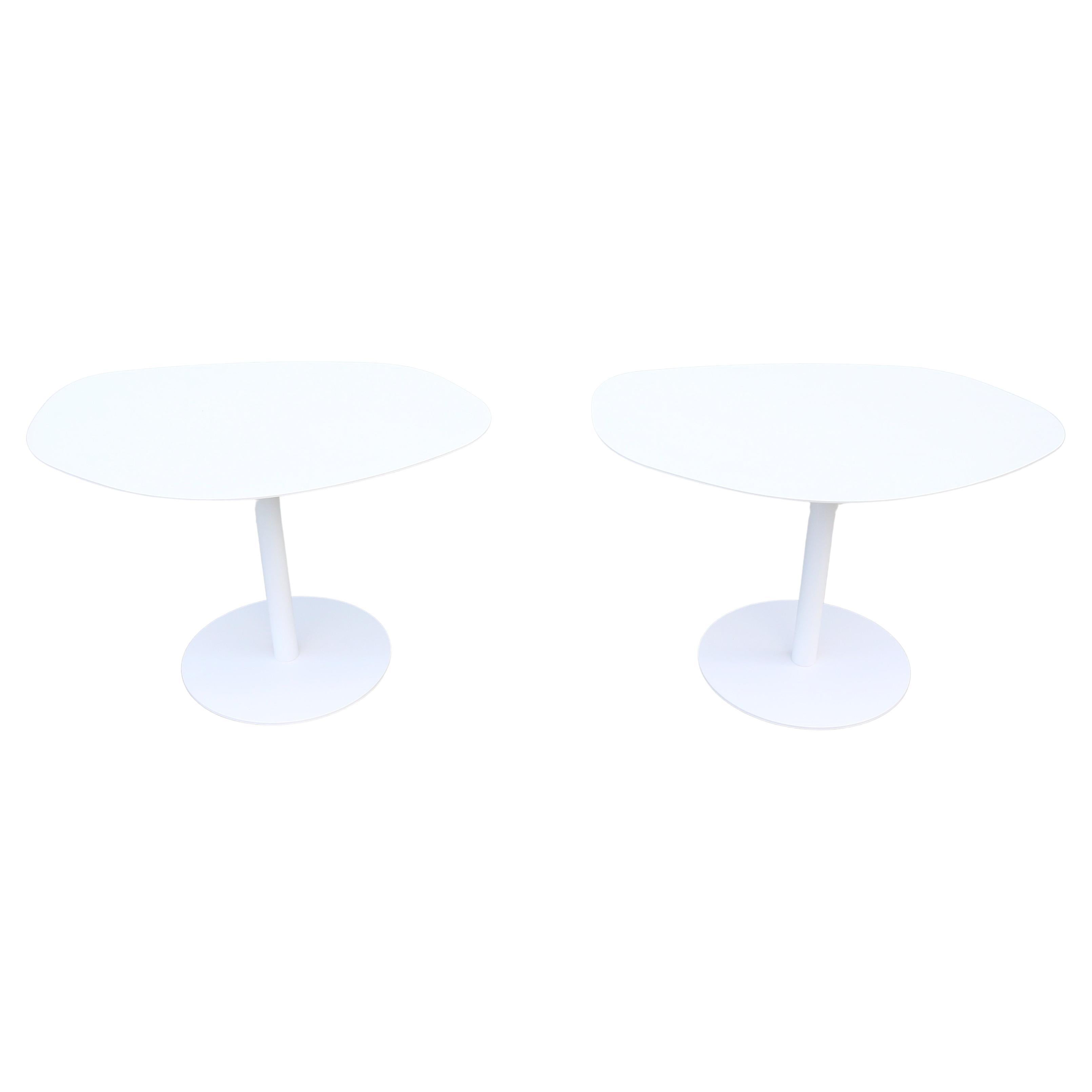 Mid-Century Modern Organic Forms Side Tables Attributed to Morten Voss - a Pair For Sale