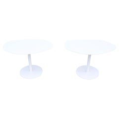 Mid-Century Modern Organic Forms Side Tables Attributed to Morten Voss - a Pair