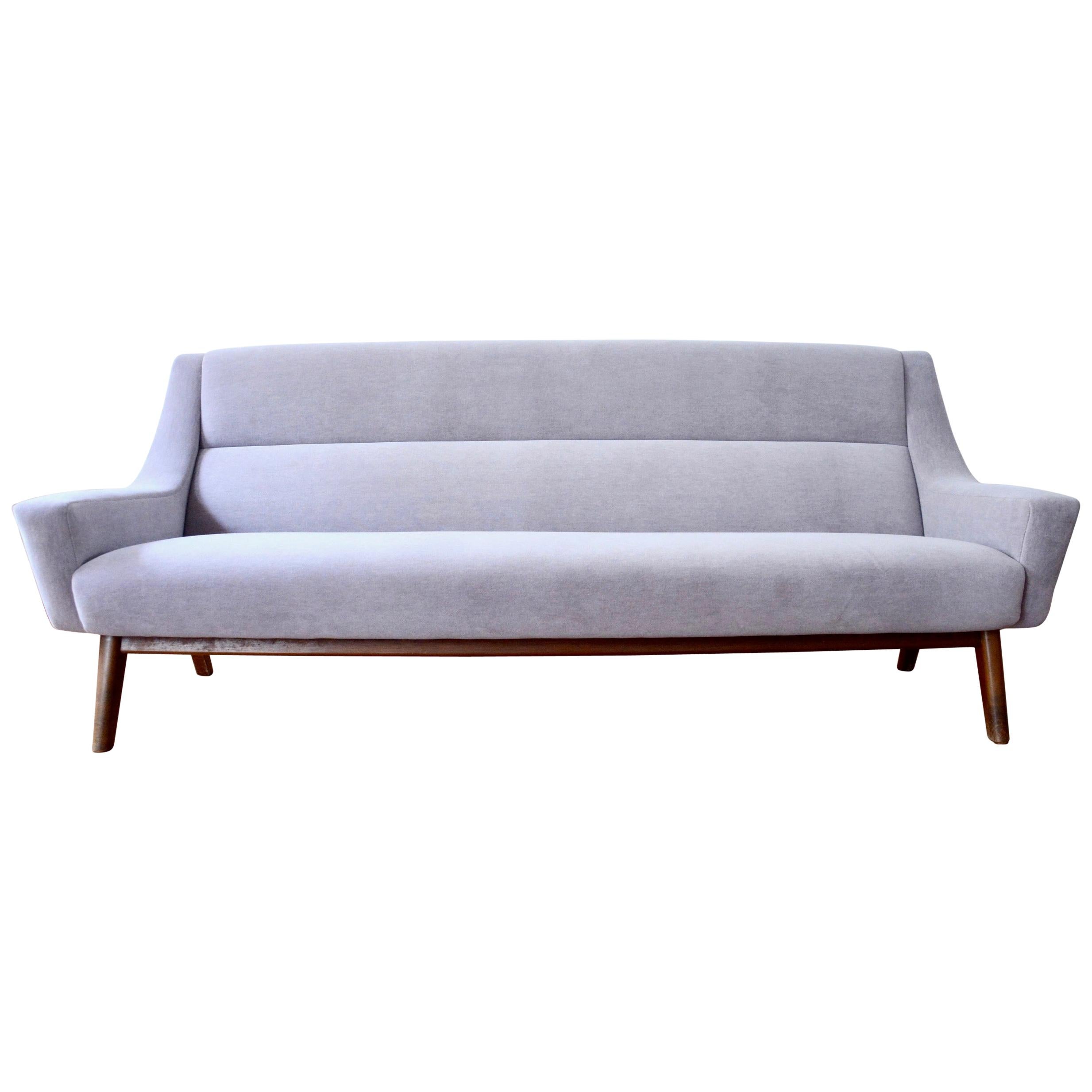 Mid-Century Modern Organic Shaped Sofa, Denmark, 1960s For Sale
