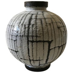 Mid-Century Modern Organic Vintage Balloon Vase, Austria, 1950s