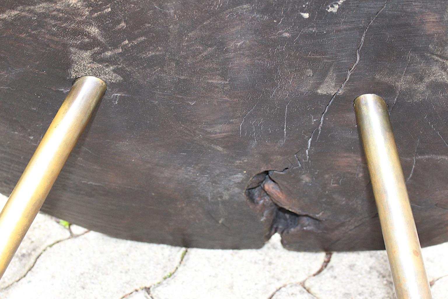 Mid Century Modern Organic Vintage Carl Auböck Tree Trunk Table 1950s Vienna en vente 10