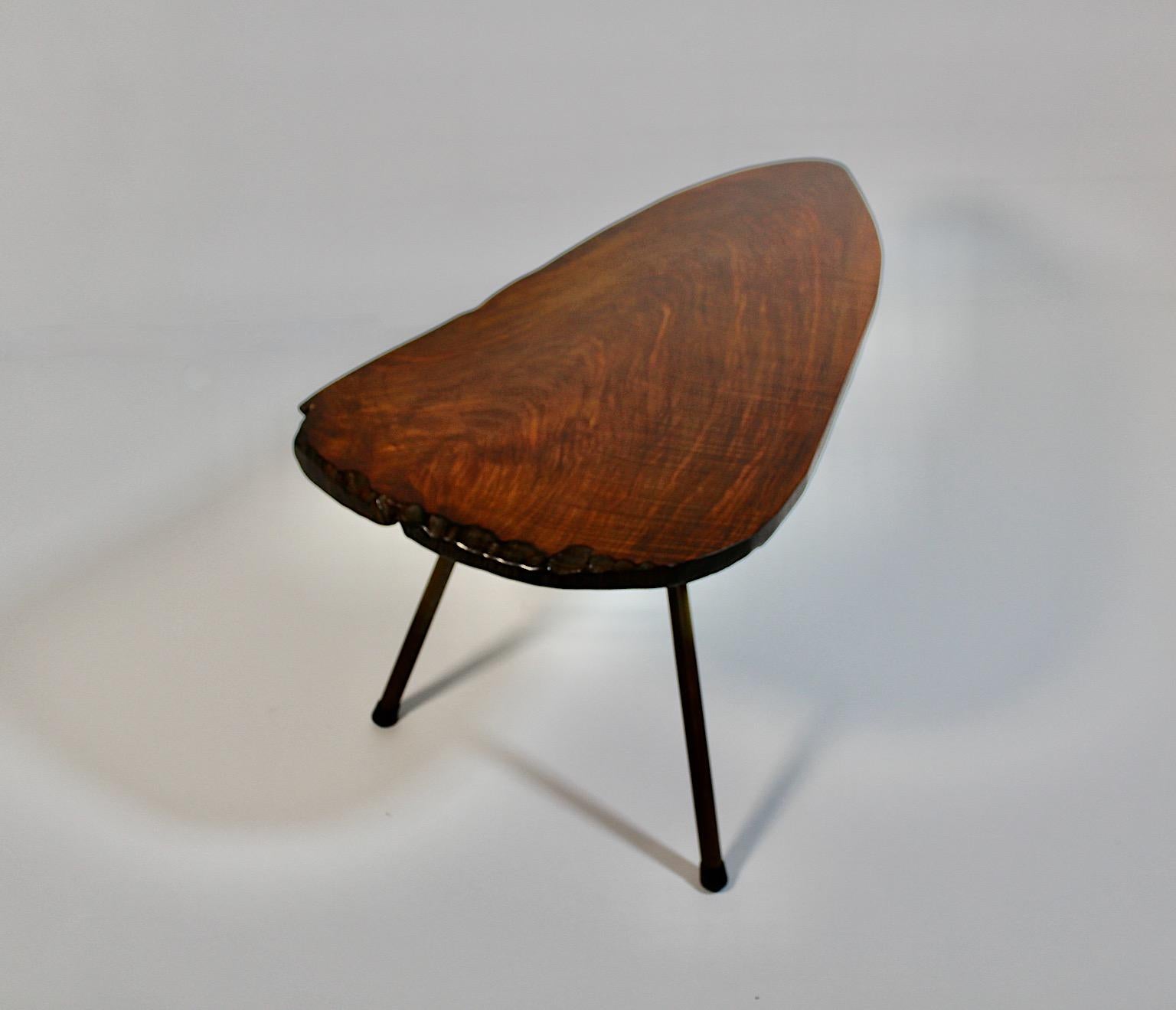 Mid Century Modern Organic Vintage Carl Auböck Tree Trunk Table 1950s Vienna en vente 2