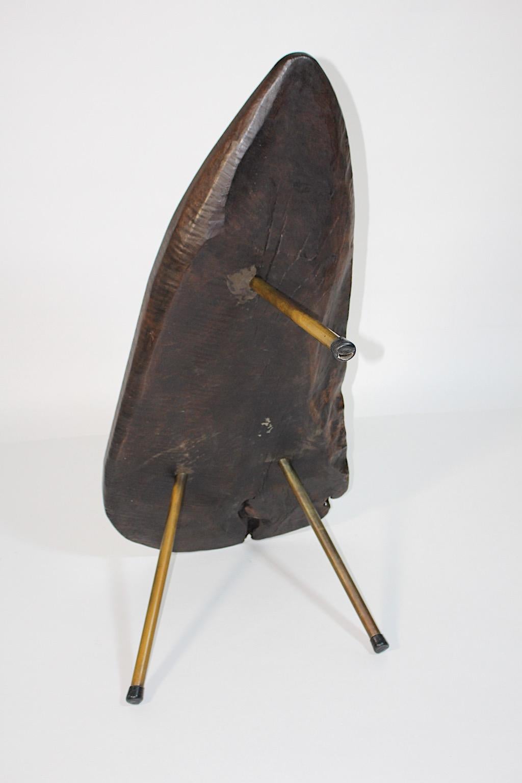 Mid Century Modern Organic Vintage Carl Auböck Tree Trunk Table 1950s Vienna en vente 3
