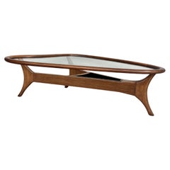 organisch geformter Couchtisch, Mid-Century Modern
