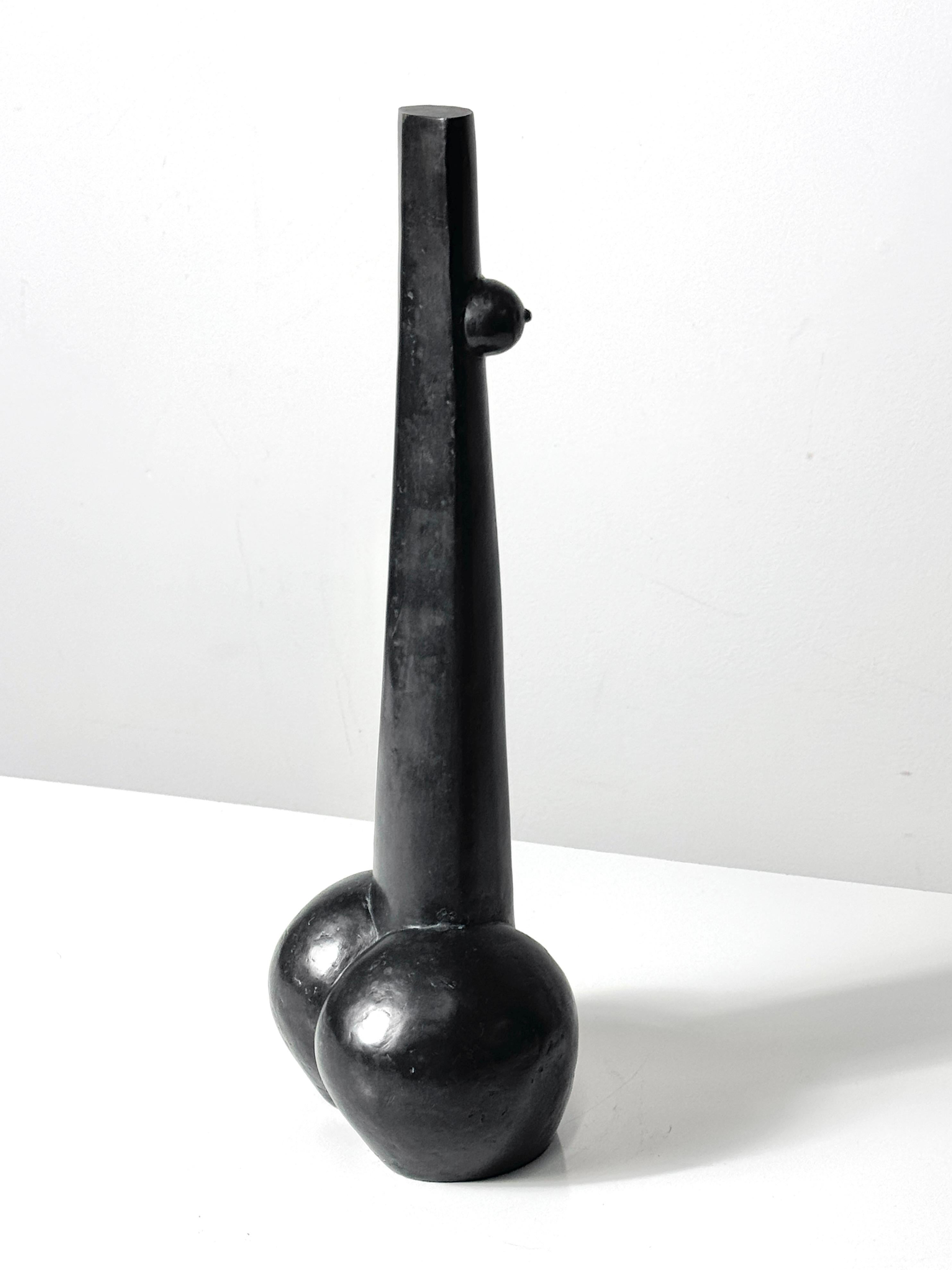 Mid-Century Modern Sculpture abstraite moderne du milieu du siècle dernier en bronze d'origine de Morris Brose, années 1960 en vente