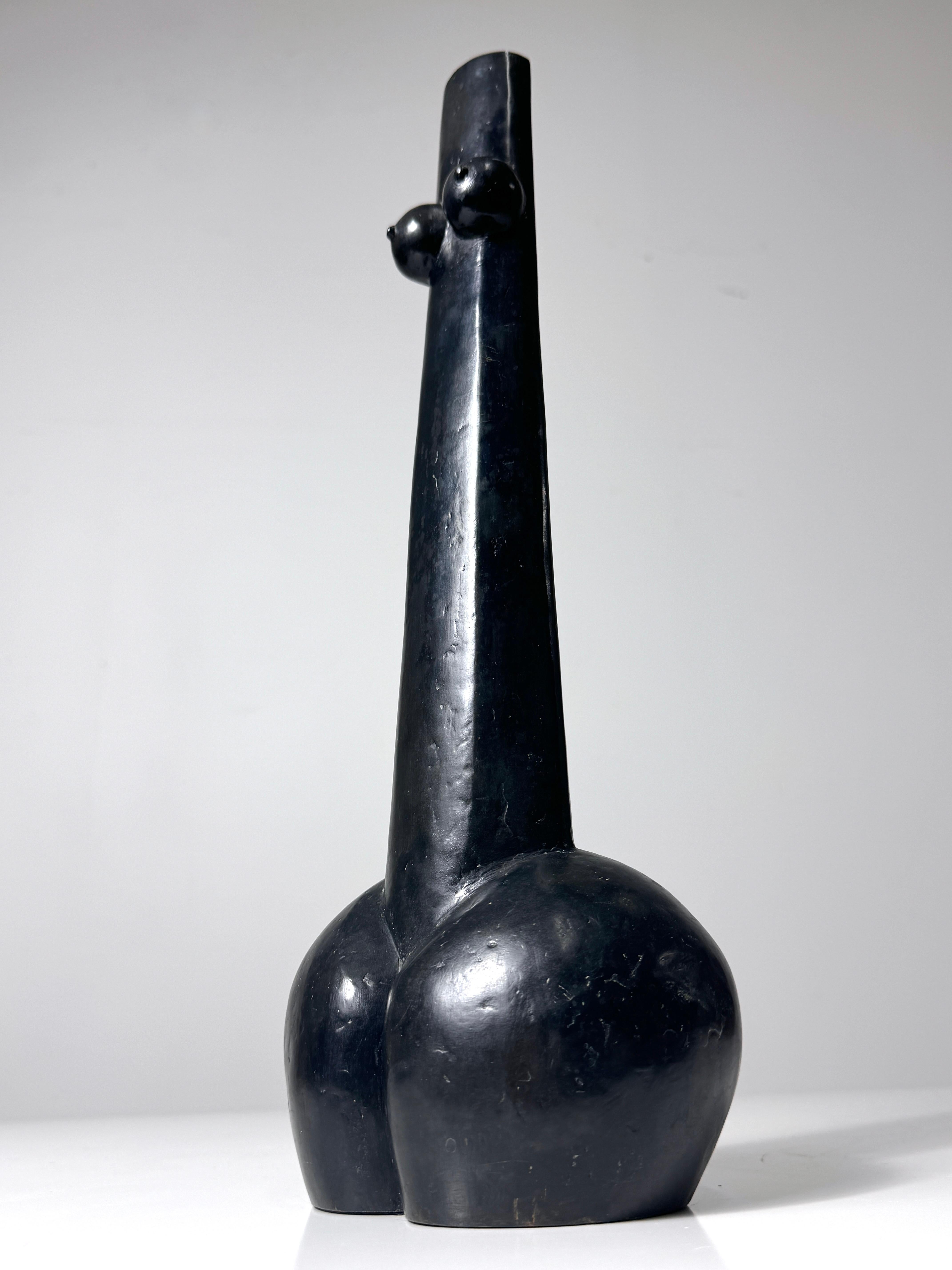 Sculpture abstraite moderne du milieu du siècle dernier en bronze d'origine de Morris Brose, années 1960 en vente 1