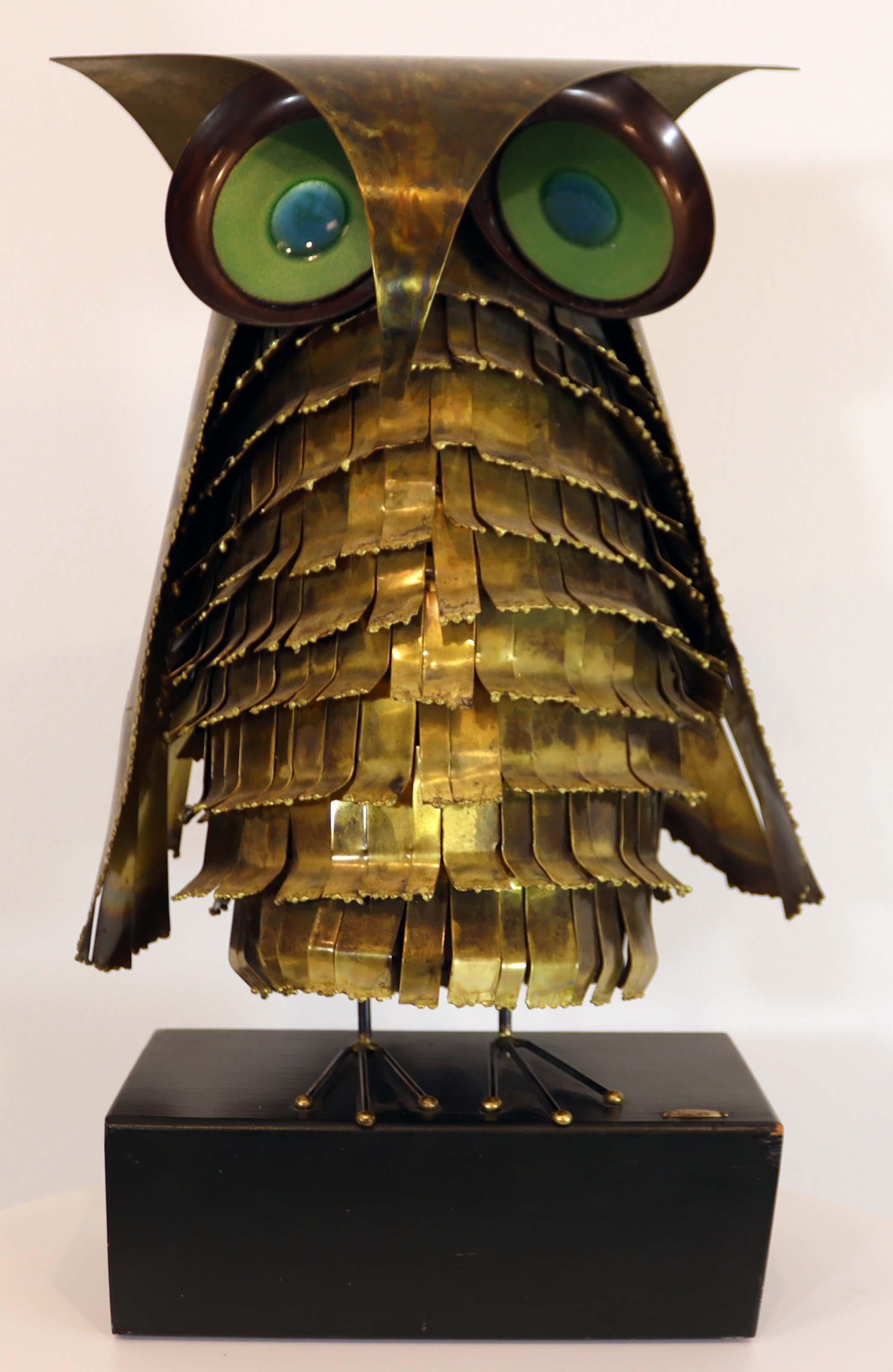 curtis jere owl sculpture