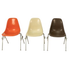 Mid Century Modern Original Eames for Herman Miller Fiberglass Shell Chairs 1959