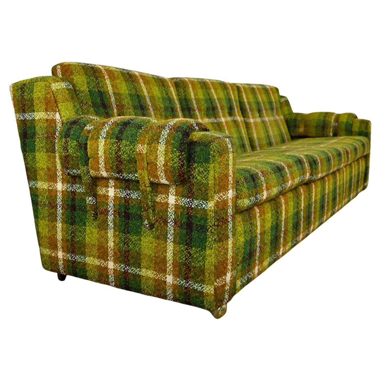 Plaid Sofa - 3 For Sale on 1stDibs | plaid sofas, plaid til sofa, plaid  couch