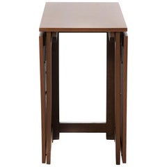 Mid-Century Modern Original Walnut Gate Leg Dining Table