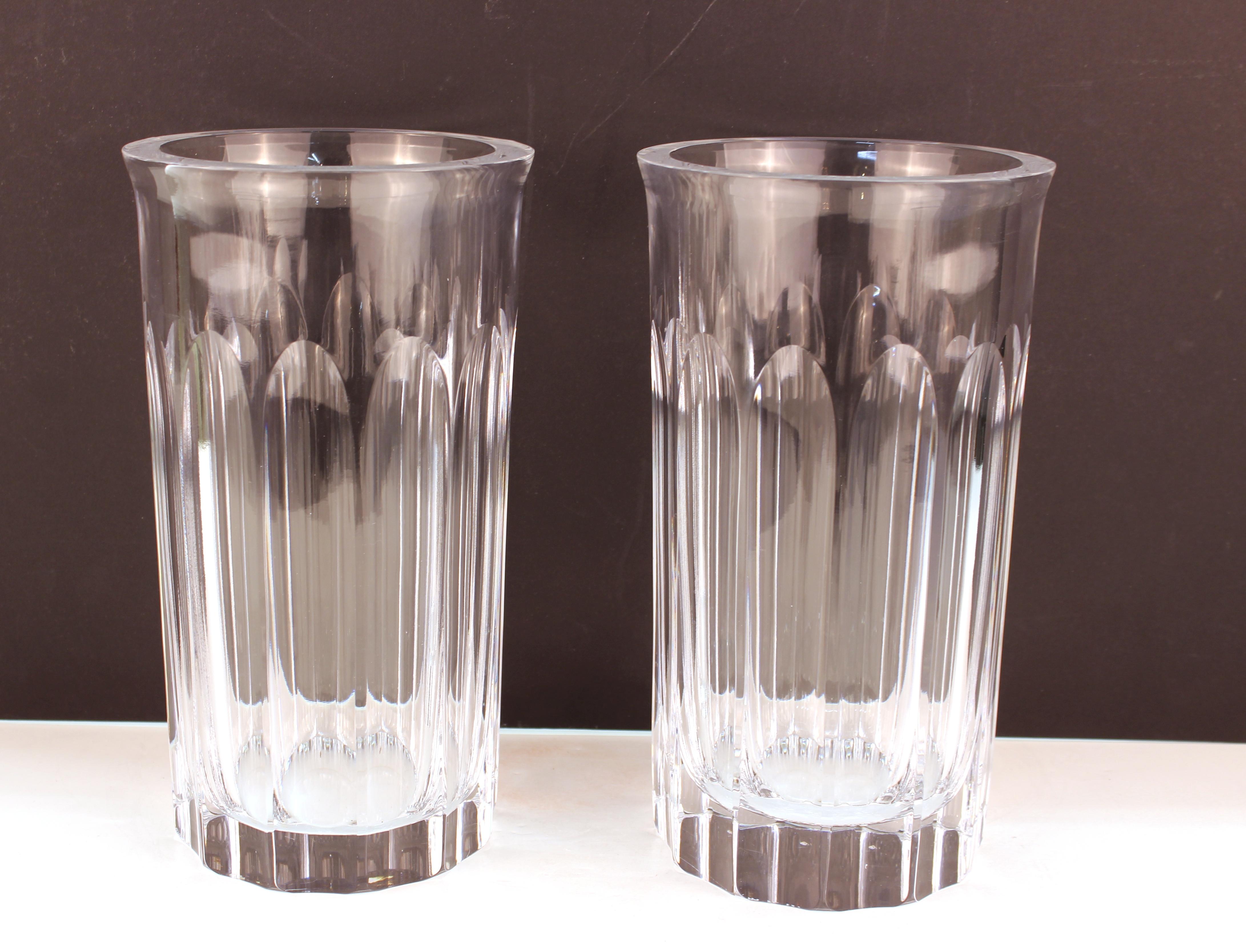 Mid-Century Modern Orrefors Glass Vases In Good Condition In New York, NY