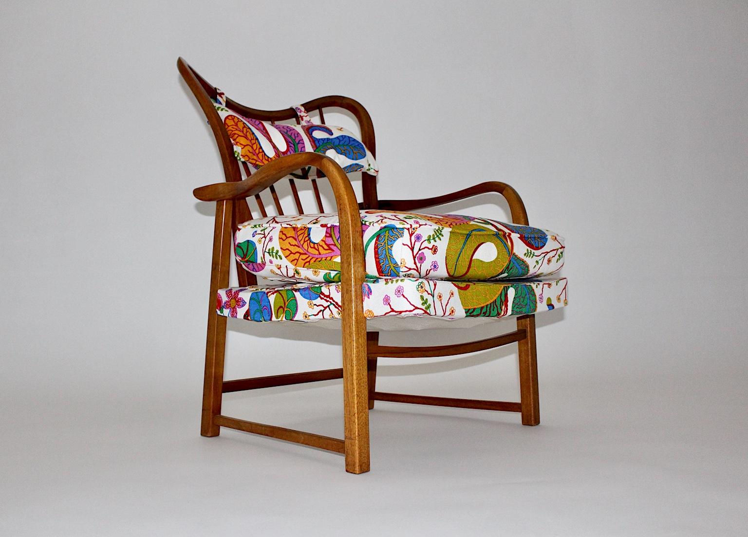 Mid-Century Modern Oswald Haerdtl Attributed Vintage Walnut Lounge Chair, 1950 For Sale 11