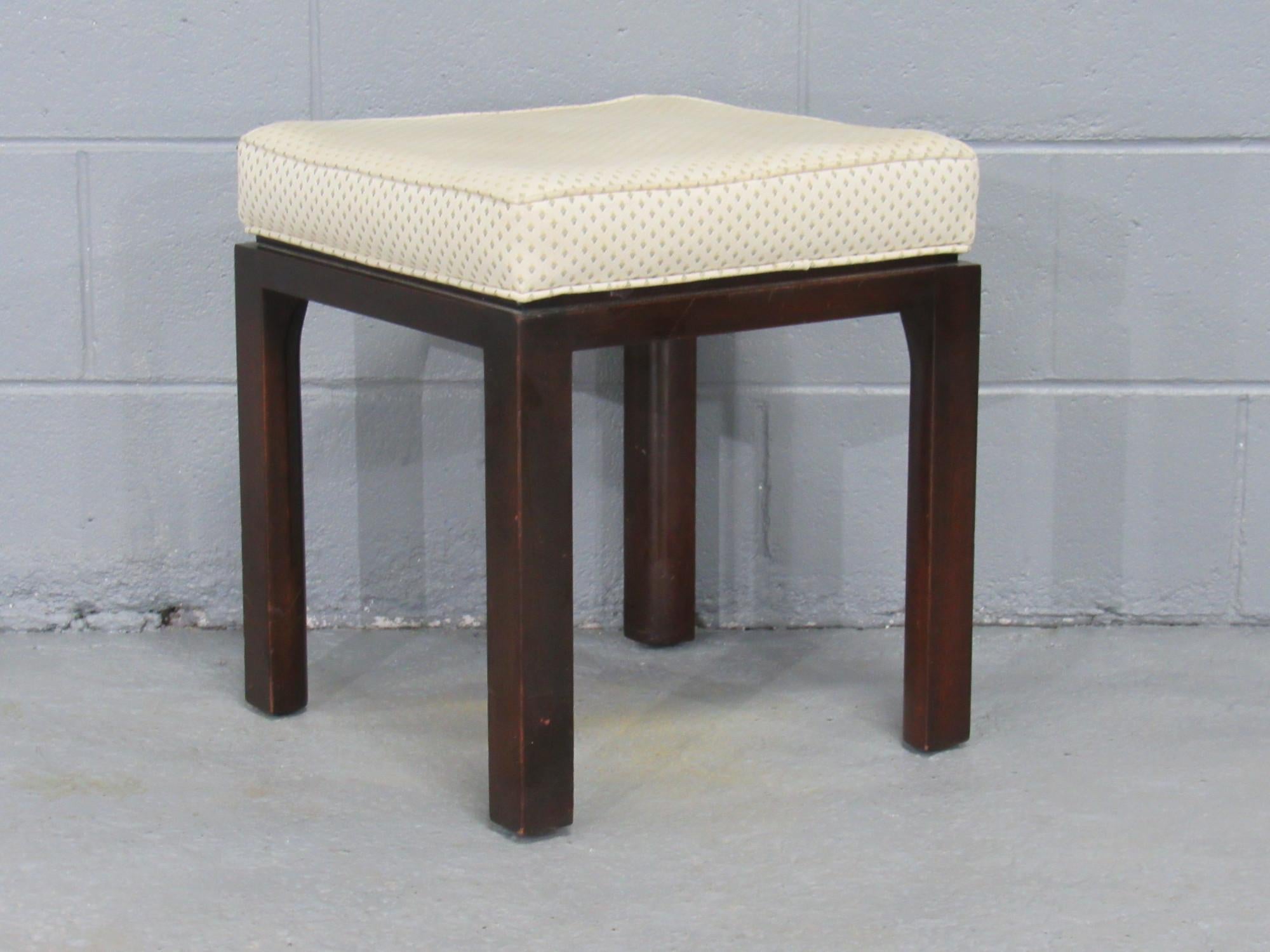 Mid-Century Modern Ottoman in Mahogany by Harvey Probber In Good Condition For Sale In Belmont, MA