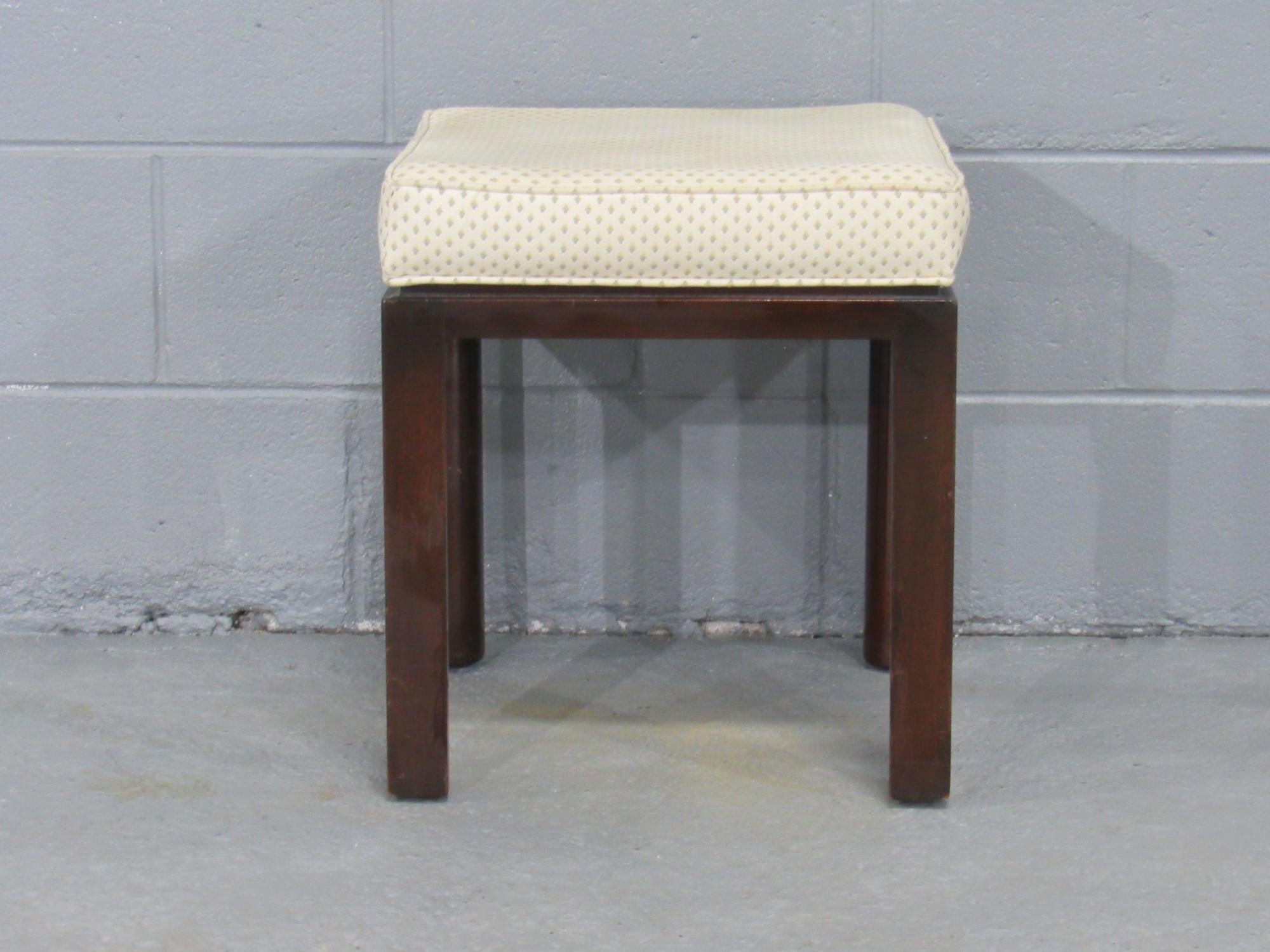 Mid-20th Century Mid-Century Modern Ottoman in Mahogany by Harvey Probber For Sale